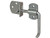 Individually Packaged B2588BZ-Zinc Straight Side Security Latch Set