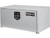 14x16x30 Inch White Steel Underbody Truck Box with Built-In Shelf