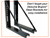 14x16x30 Inch Black Steel Truck Box With Stainless Steel Door