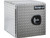 18x18x24 Inch Diamond Tread Aluminum Underbody Truck Box - Single Barn Door, Compression Latch