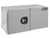 18x18x24 Inch Diamond Tread Aluminum Underbody Truck Box - Single Barn Door, Compression Latch