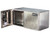 18x18x60 Inch Diamond Tread Aluminum Underbody Truck Box - Double Barn Door, 3-Point Compression Latch
