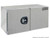 18x18x60 Inch Diamond Tread Aluminum Underbody Truck Box - Double Barn Door, 3-Point Compression Latch