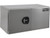 24x24x48 Inch Smooth Aluminum Underbody Truck Tool Box - Double Barn Door, 3-Point Compression Latch