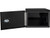 18x18x24 Inch Black Smooth Aluminum Underbody Truck Tool Box - Single Barn Door, Compression Latch