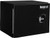 18x18x30 Inch Black Smooth Aluminum Underbody Truck Tool Box - Double Barn Door, 3-Point Compression Latch