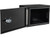 18x18x30 Inch Black Smooth Aluminum Underbody Truck Tool Box - Double Barn Door, 3-Point Compression Latch