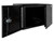 18x18x48 Inch Black Smooth Aluminum Underbody Truck Tool Box - Double Barn Door, 3-Point Compression Latch