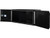 24x24x48 Inch Black Smooth Aluminum Underbody Truck Tool Box - Double Barn Door, 3-Point Compression Latch