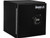24x24x72 Inch Black Smooth Aluminum Underbody Truck Tool Box - Double Barn Door, 3-Point Compression Latch