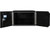 24x24x72 Inch Black Smooth Aluminum Underbody Truck Tool Box - Double Barn Door, 3-Point Compression Latch