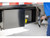 18x18x60 Inch Pro Series Black Smooth Aluminum Underbody Truck Box with Barn Door - Double Barn Door, 3-point Compression Latch