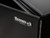 24x24x36 Inch Pro Series Black Smooth Aluminum Underbody Truck Box with Barn Door - Double Barn Door, 3-point Compression Latch