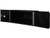 24x24x48 Inch Pro Series Black Smooth Aluminum Underbody Truck Box with Barn Door - Double Barn Door, 3-point Compression Latch