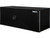 24x24x60 Inch Pro Series Black Smooth Aluminum Underbody Truck Box with Barn Door - Double Barn Door, 3-point Compression Latch
