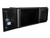 24x24x60 Inch Pro Series Black Smooth Aluminum Underbody Truck Box with Barn Door - Double Barn Door, 3-point Compression Latch
