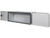 18x18x24 Inch White Smooth Aluminum Underbody Truck Tool Box - Single Barn Door, Compression Latch