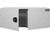 18x18x60 Inch White Smooth Aluminum Underbody Truck Tool Box - Double Barn Door, 3-Point Compression Latch