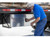 18x18x60 Inch White Smooth Aluminum Underbody Truck Tool Box - Double Barn Door, 3-Point Compression Latch
