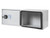 18x18x24 Inch Pro Series White Smooth Aluminum Underbody Truck Box - Single Barn Door, Compression Latch