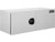 24x24x48 Inch Pro Series White Smooth Aluminum Underbody Truck Box - Double Barn Door, 3-point Compression Latch