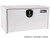 18x18x24 Inch White Steel Underbody Truck Box With 3-Point Latch