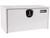 18x18x30 Inch White Steel Underbody Truck Box With 3-Point Latch
