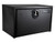 18x18x30 Inch Textured Matte Black Steel Underbody Truck Box with 3-Point Latch