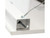 24x24x24 Inch White Steel Underbody Truck Box With 3-Point Latch