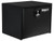 24x24x30 Inch Textured Matte Black Steel Underbody Truck Box with 3-Point Latch