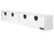 16x13x72 Inch White Smooth Aluminum Topsider Truck Box