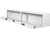 16x13x88 Inch White Smooth Aluminum Topsider Truck Box
