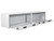 18x16x72 Inch White Smooth Aluminum Topsider Truck Box