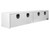 18x16x96 Inch White Smooth Aluminum Topsider Truck Box