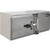 18x18x60 Inch Smooth Aluminum Barn Door Underbody Truck Tool Box Series with Stainless Steel Doors - Double Barn Door, Cam Lock Hardware
