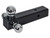 Tri-Ball Hitch with Chrome Towing Balls - 2-1/2 Inch Receiver