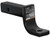2 Inch Ball Mount With 4 Inch Drop x 8 Inch Long Tube Black