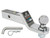 2 Inch Black Ball Mount Kit With 2 Inch Shank And 2 Inch Drop-Cotter Pin Hitch
