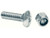 SAM Cutting Edge 1/2 x2 Inch Grade 5 Carriage Bolt With Locknut - Set Of 9
