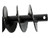 Replacement Black Auger for SaltDogg Spreader TGS03 and TGS07