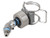 Angled Quick Connect Spray Nozzle for Three Lane Stainless Steel Spray Bars