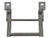 1-Rung Stainless Steel Retractable Truck Step with Nonslip Tread - 17.38 x 15 Inch