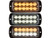 Thin Dual Row 4.5 Inch Green LED Strobe Light