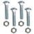 SAM Wear/Curb Guard, Drivers Side for Western and Fisher Snow Plows (Includes DS Bracket and Hardware) - Replaces Western and Fisher #43896 and 44421