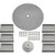 14 Inch Stainless Steel Adjustable Discharge Spinner for SaltDogg SHPE and PRO Series Spreaders