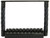 Black Powder Coated Cable Type Truck Step - 15 x 15 x 4.75 Inch Deep