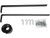 16x13x72 Inch Gloss Black Diamond Tread Aluminum Topsider Truck Box with Flip-Up Doors
