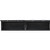 16x13x88 Inch Matte Black Diamond Tread Aluminum Topsider Truck Box with Flip-Up Doors