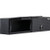 18x16x88 Inch Matte Black Diamond Tread Aluminum Topsider Truck Box with Flip-Up Doors