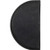 D-Shaped Molded Rubber Bumper - 3 x 3-1/2 x 6 Inch Tall - Set of 2